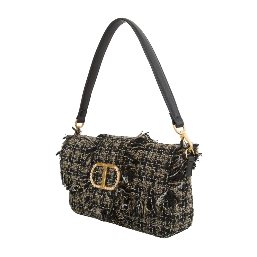 Twinset Zwarte Schoudertas Black Dames