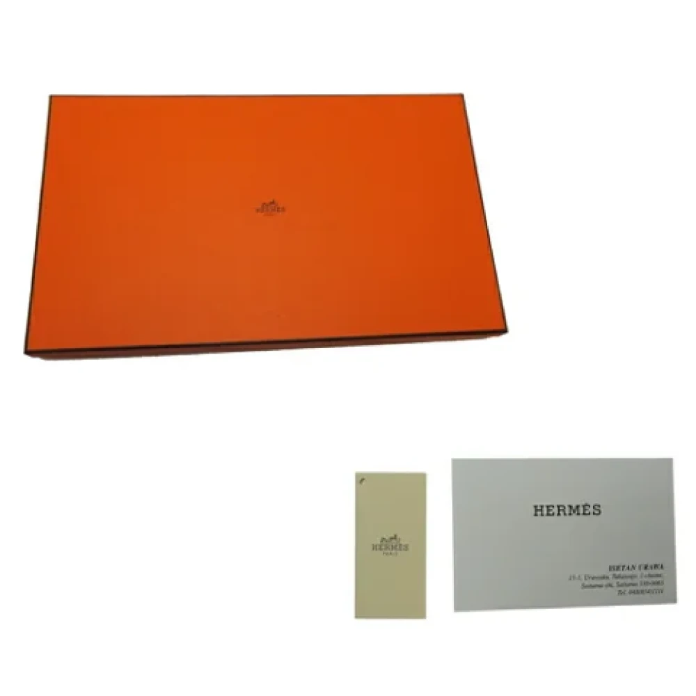 Hermès Vintage Pre-owned Cotton pouches Red Dames