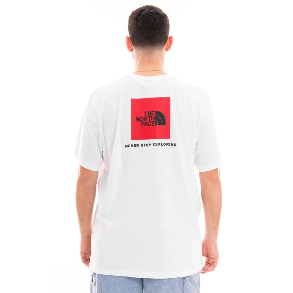 The North Face Redbox Korte Mouw T-shirt Mannen White Heren