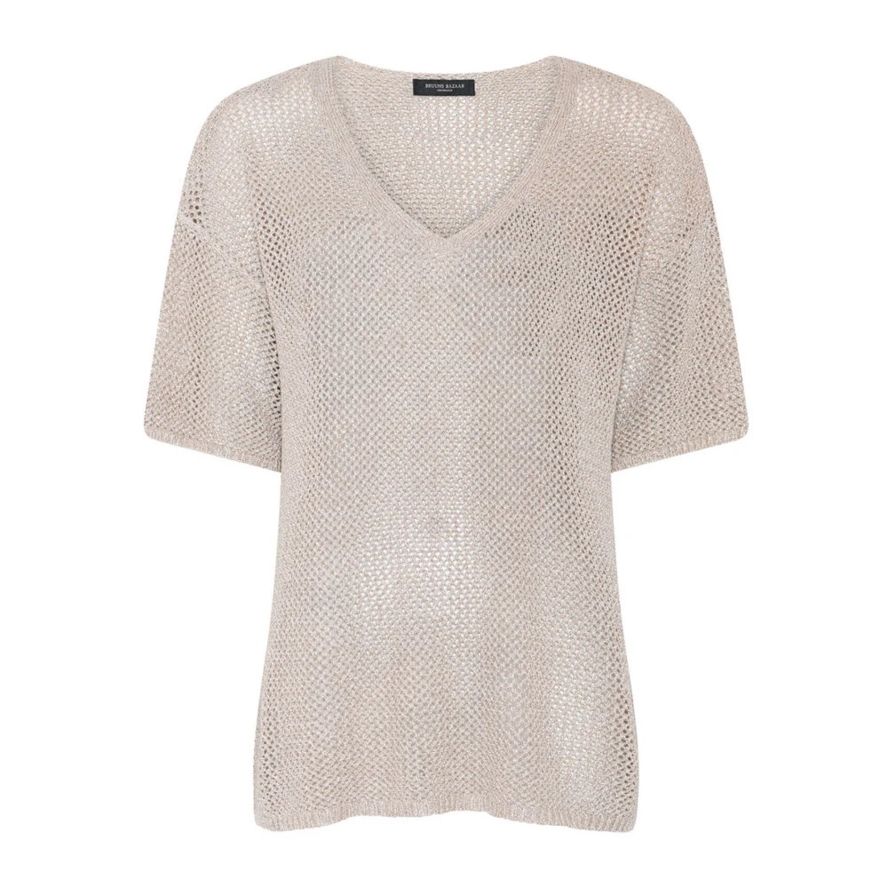 Knitwear > V-neck Knitwear - - Bruuns Bazaar - Modalova