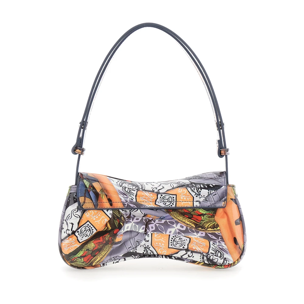 Diesel Multicolor handtas met ovaal D-logo Multicolor Dames