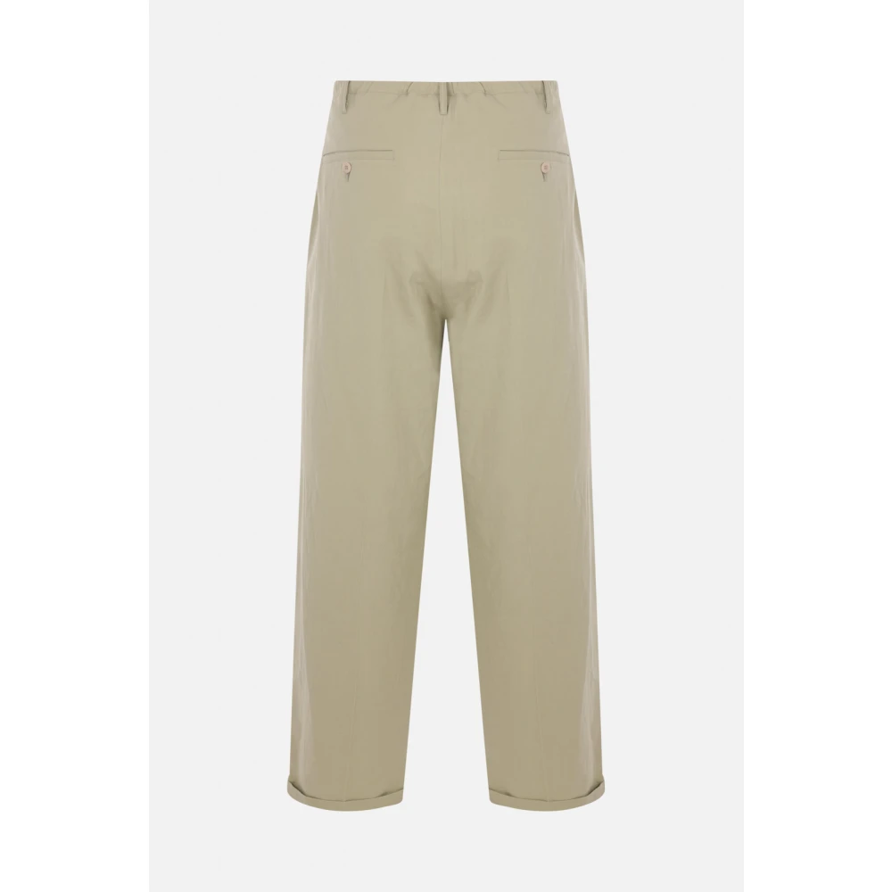 Magliano Beige Oversize Katoenen Broek Beige Heren