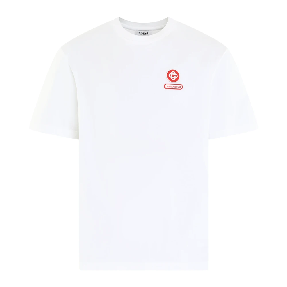 Casablanca Men's White Jersey For - T-Shirts - M - Tops