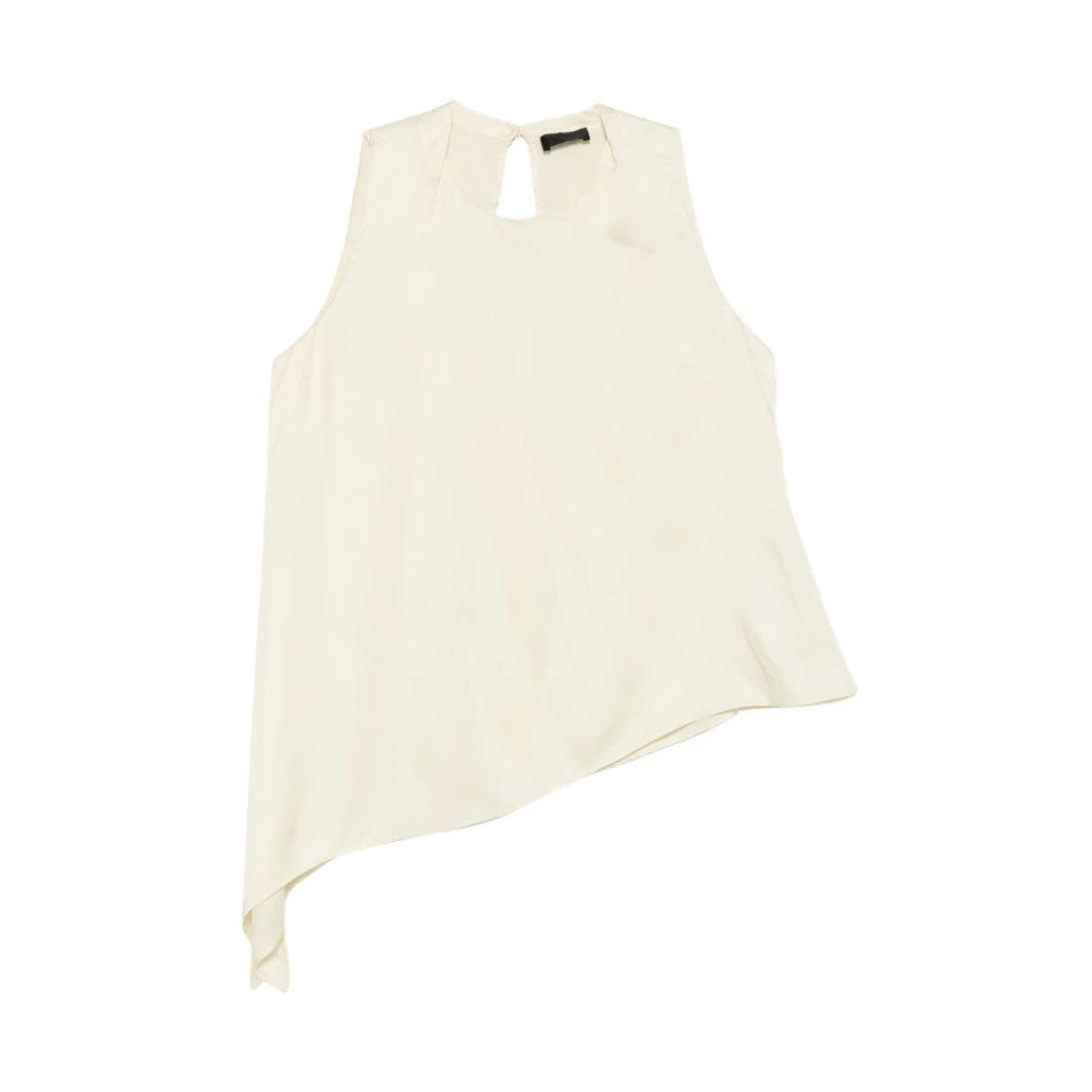 Liu Jo Donna Beige - Black Top - Tops - Xl