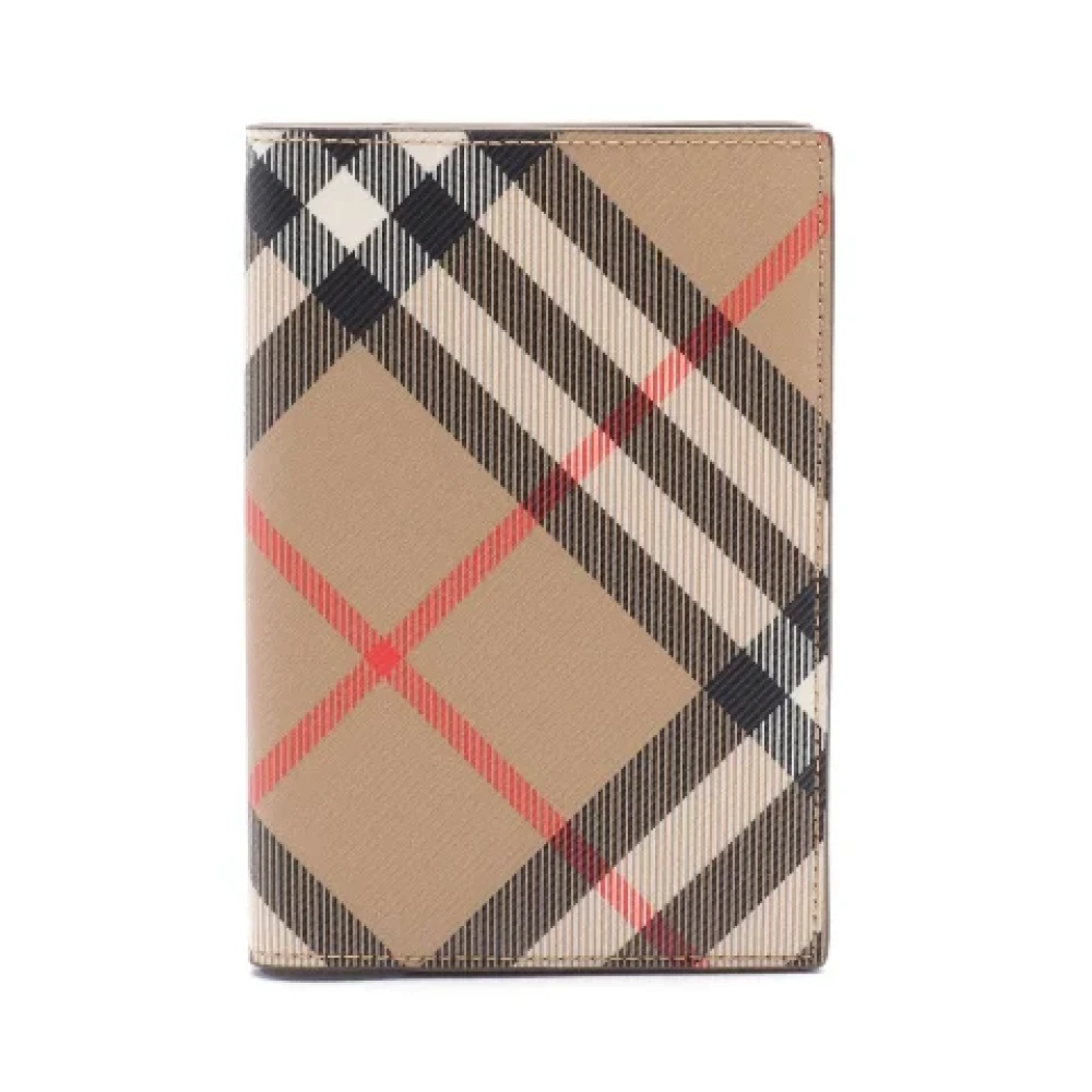Burberry Vintage Pre-owned Canvas wallets Beige Dames