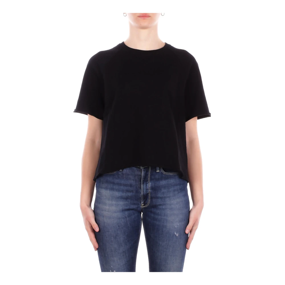 Dondup Mujer Negro Camisetas, Talla: M