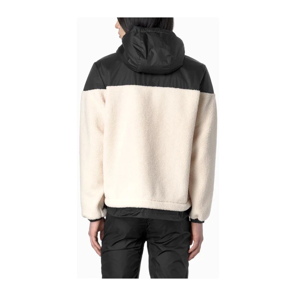 K-way Winddichte Sherpa Jas met Nylon Applicaties Multicolor Heren