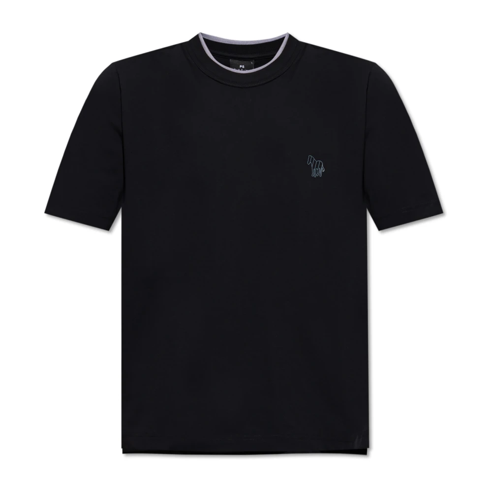 PS By Paul Smith T-shirt met logo Black Heren