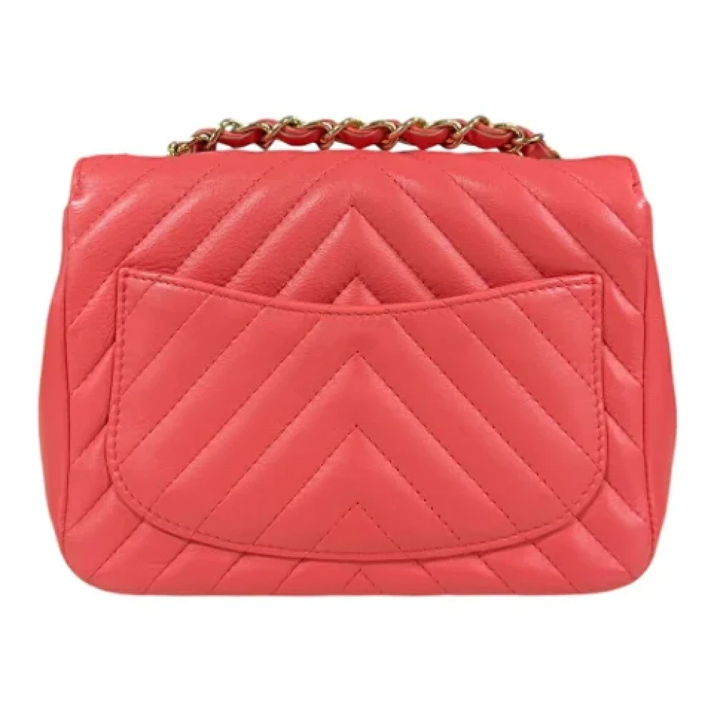 Chanel Vintage Pre-owned Leather shoulder-bags Pink Dames
