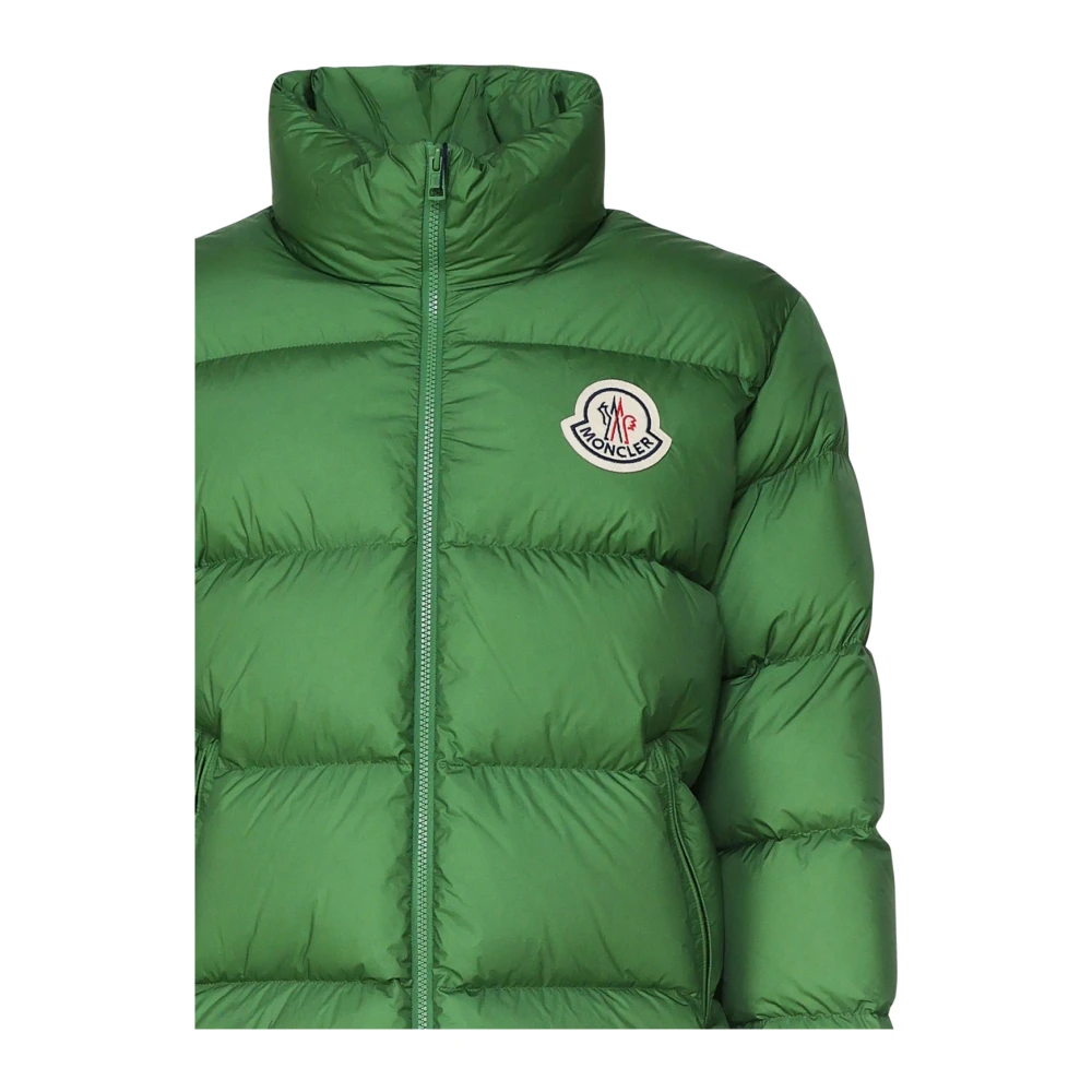 Moncler Groene Lichtgewicht Jas met Ritssluiting Green Heren