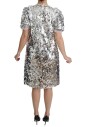 robe-argentee-a-line-avec-accents-en-cristal