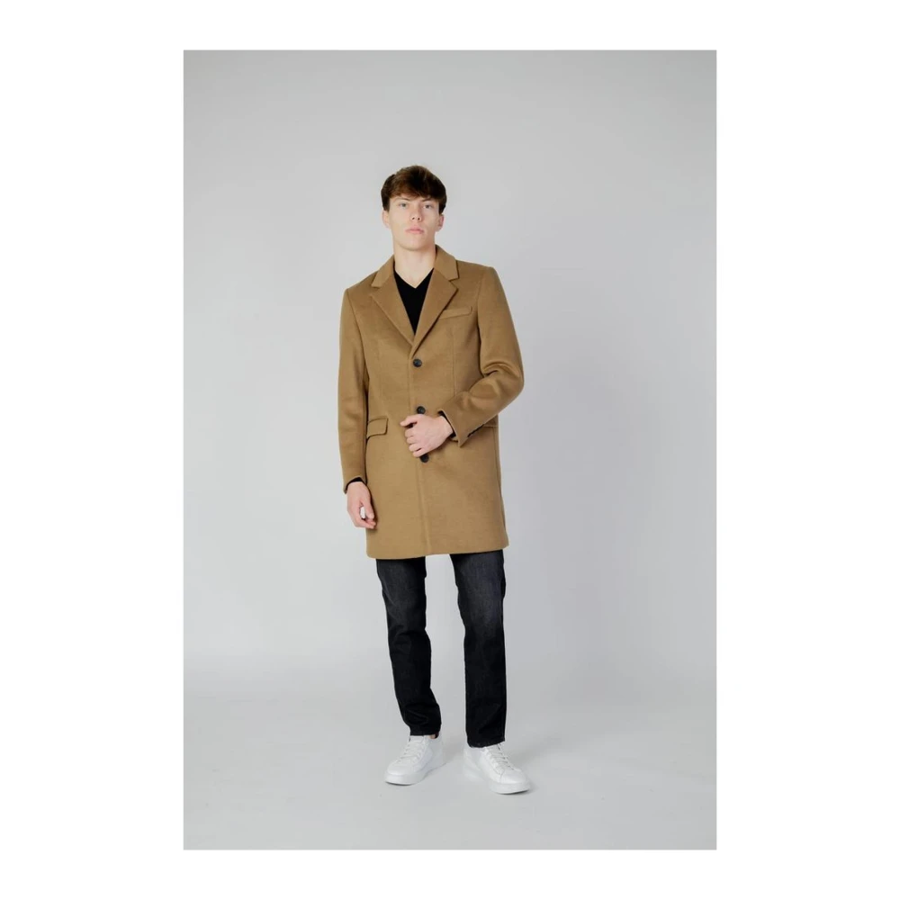 Antony Morato Beige Polyester Blend Heren Herfstjas Beige Heren