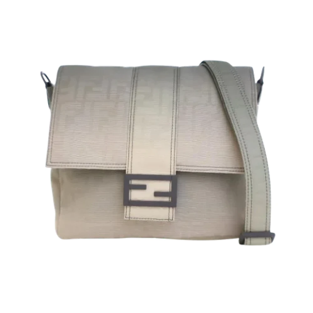 Fendi Vintage Pre-owned Fabric fendi-bags Gray Dames