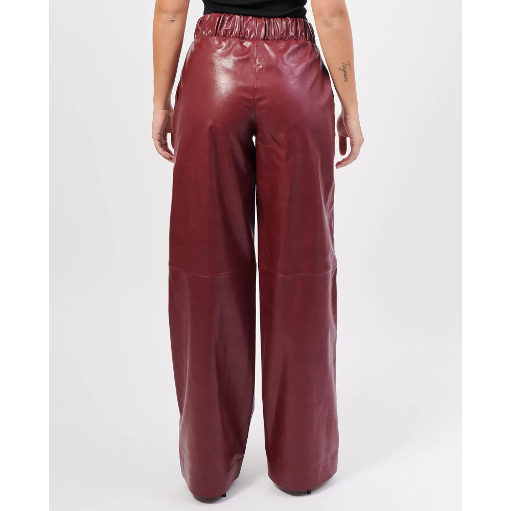 Jijil Bordeaux Wijde Broek Red Dames