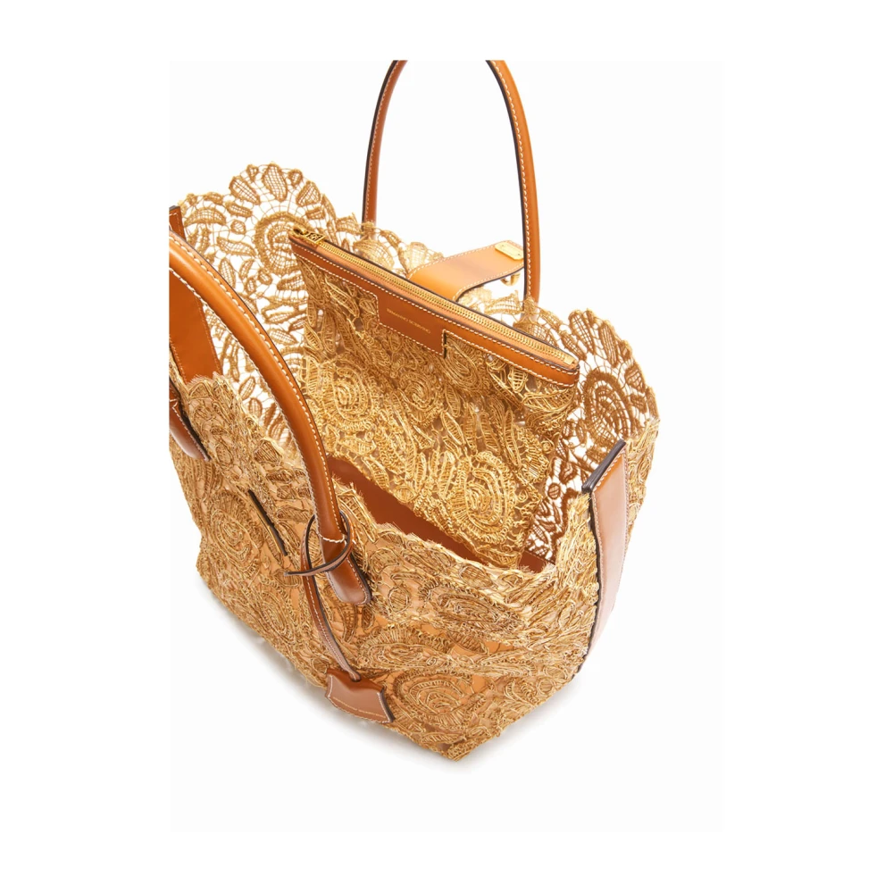 Ermanno Scervino Stijlvolle Winkel Tas Beige Dames