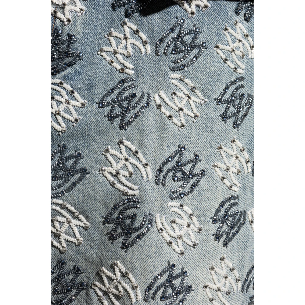 Amiri Jeans met afwerking Blue Heren
