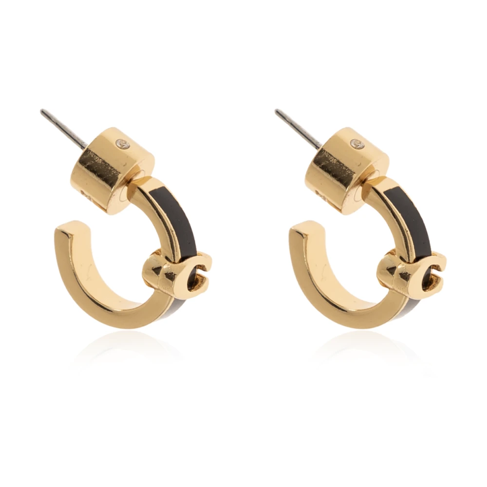 Coach Gul Brass Earrings