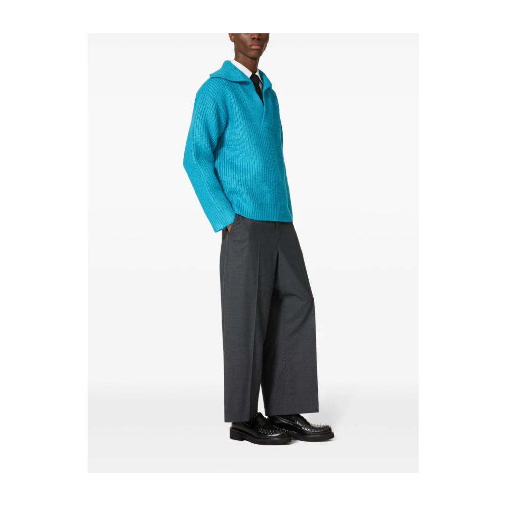 Valentino Garavani Grijze Stijlvolle Broek Gray Heren