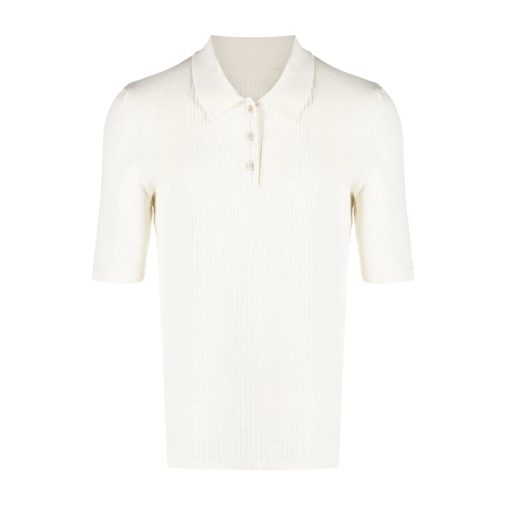 Maison Margiela Klassieke Polo Shirt voor Mannen Beige Heren