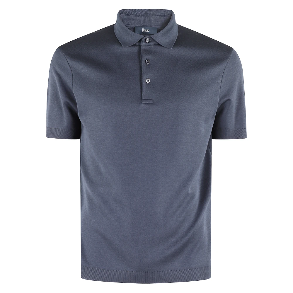 Herno - Tops > Polo Shirts - Blue - Herno - Modalova