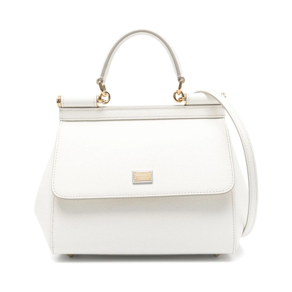 Dolce & Gabbana Women's White Handbags, One Size, Small Sicily Handbag