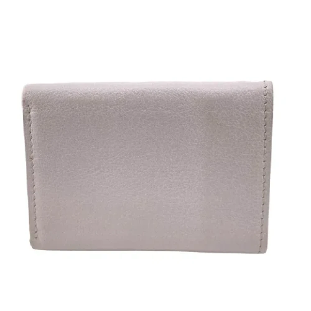 Balenciaga Vintage Pre-owned Leather wallets White Dames