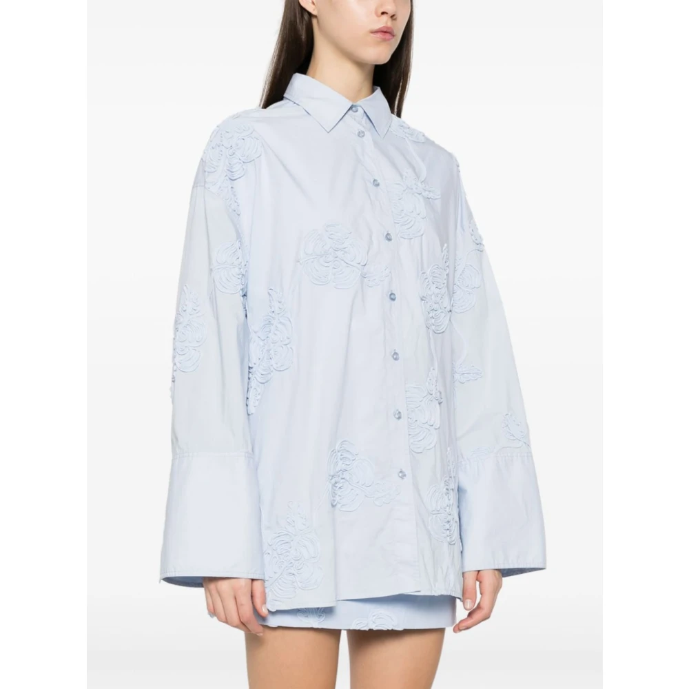Rotate Birger Christensen Celeste Shirt Blue Dames