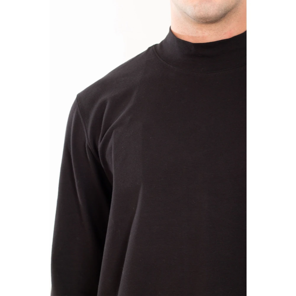 Circolo 1901 Zachte Jersey Longsleeve Tee Black Heren