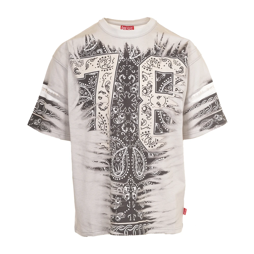 Diesel - Tops > T-Shirts - Gray - Diesel - Modalova