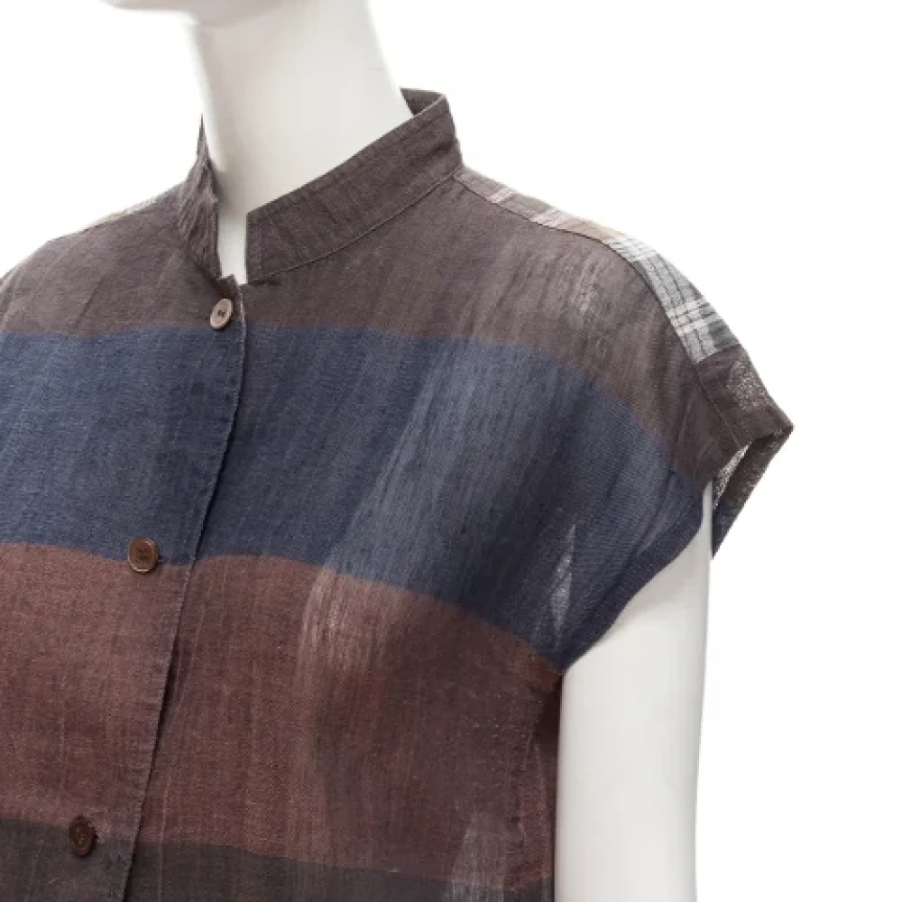 Issey Miyake Pre-owned Fabric tops Multicolor Dames