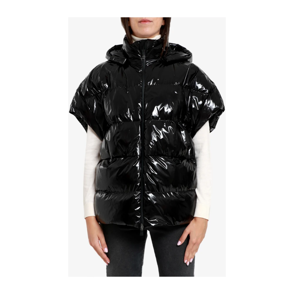 Herno Zwart Iridescent Donsjack Black Dames