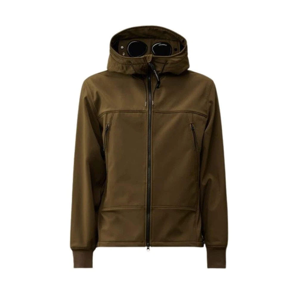 C.P. Company Goggle Jas Shell-R Winddicht Hooded Green Heren