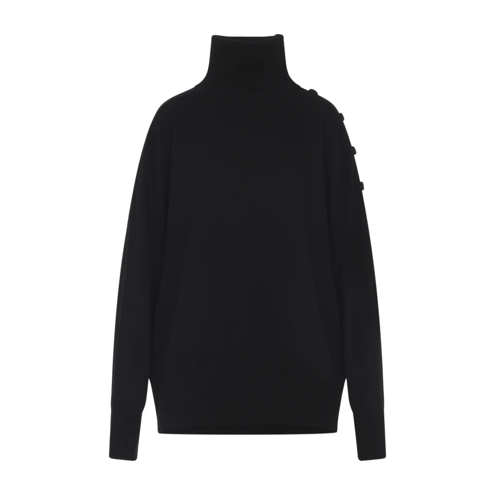 Dries Van Noten Women's Black Turtleneck Sweater