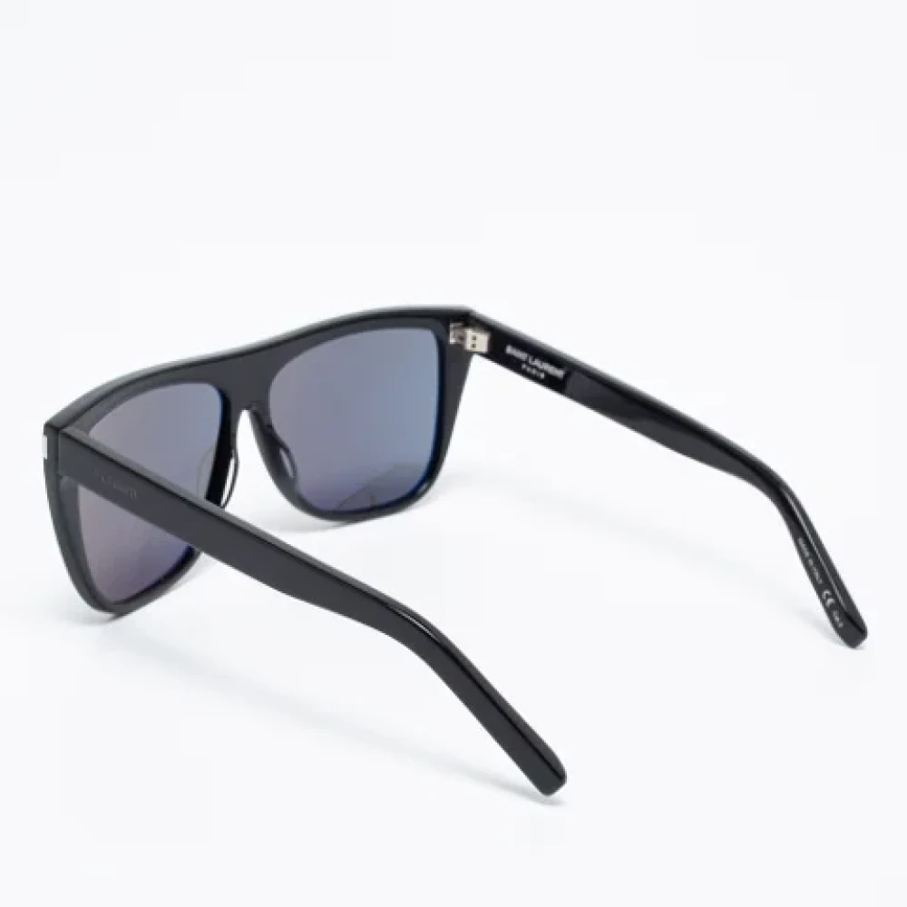 Yves Saint Laurent Vintage Pre-owned Acetate sunglasses Black Dames