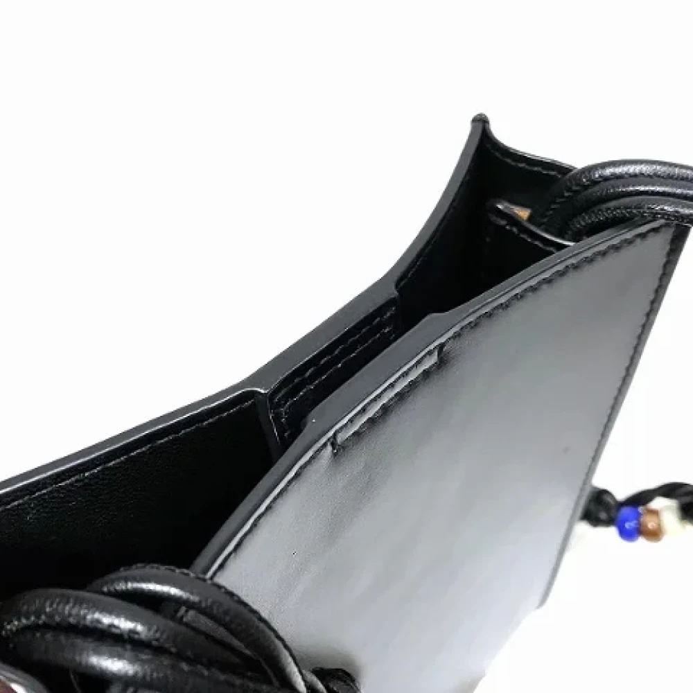 Jil Sander Pre-owned Leather shoulder-bags Black Dames