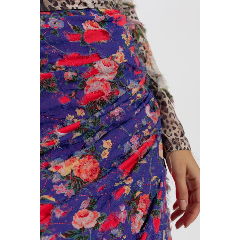 Diesel Rok met bloemenpatroon O-Flonna Multicolor Dames