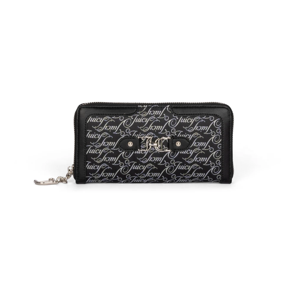 Juicy Couture Elegante ritsportemonnee zwart Black Dames
