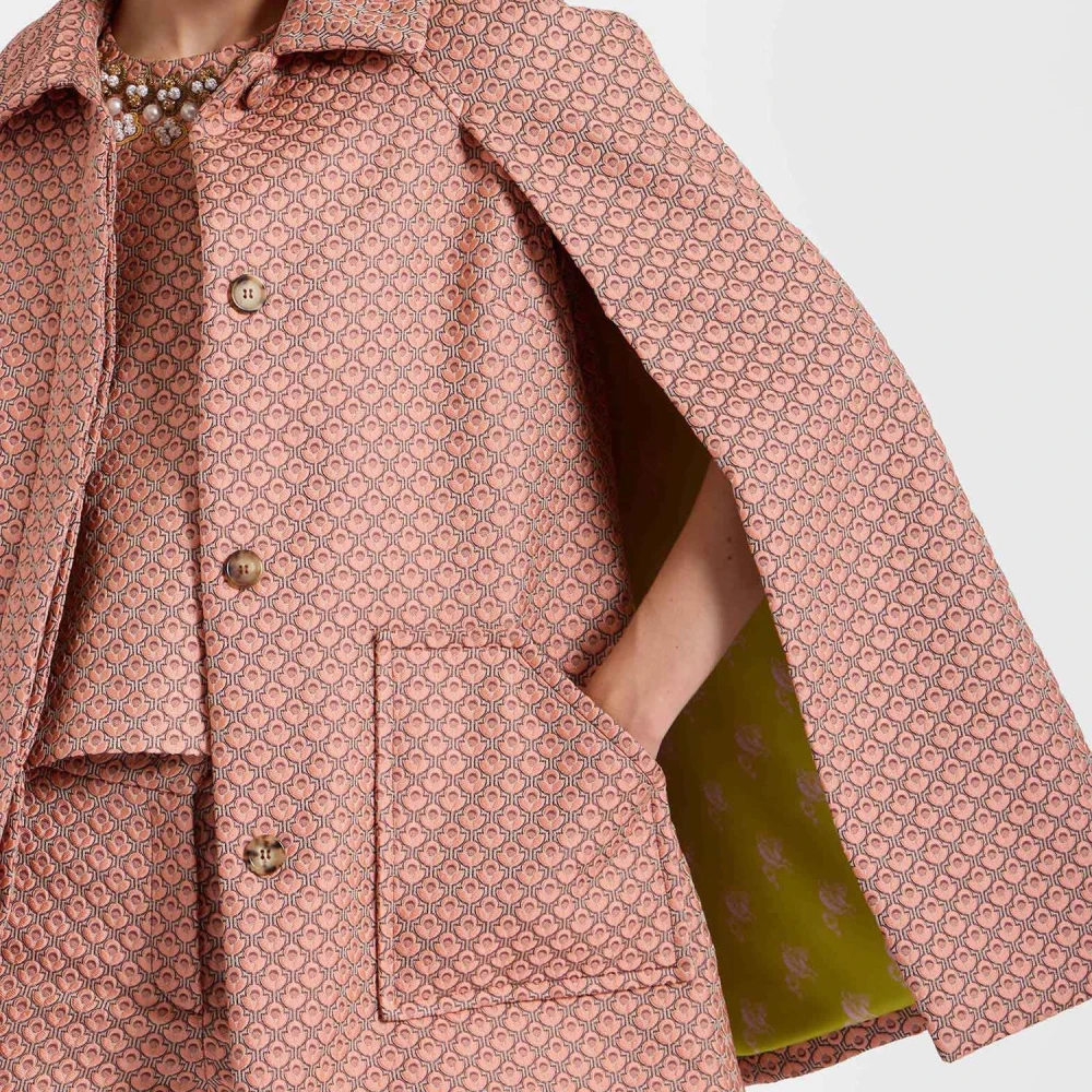 La DoubleJ Milano Mini Cape Pink Dames