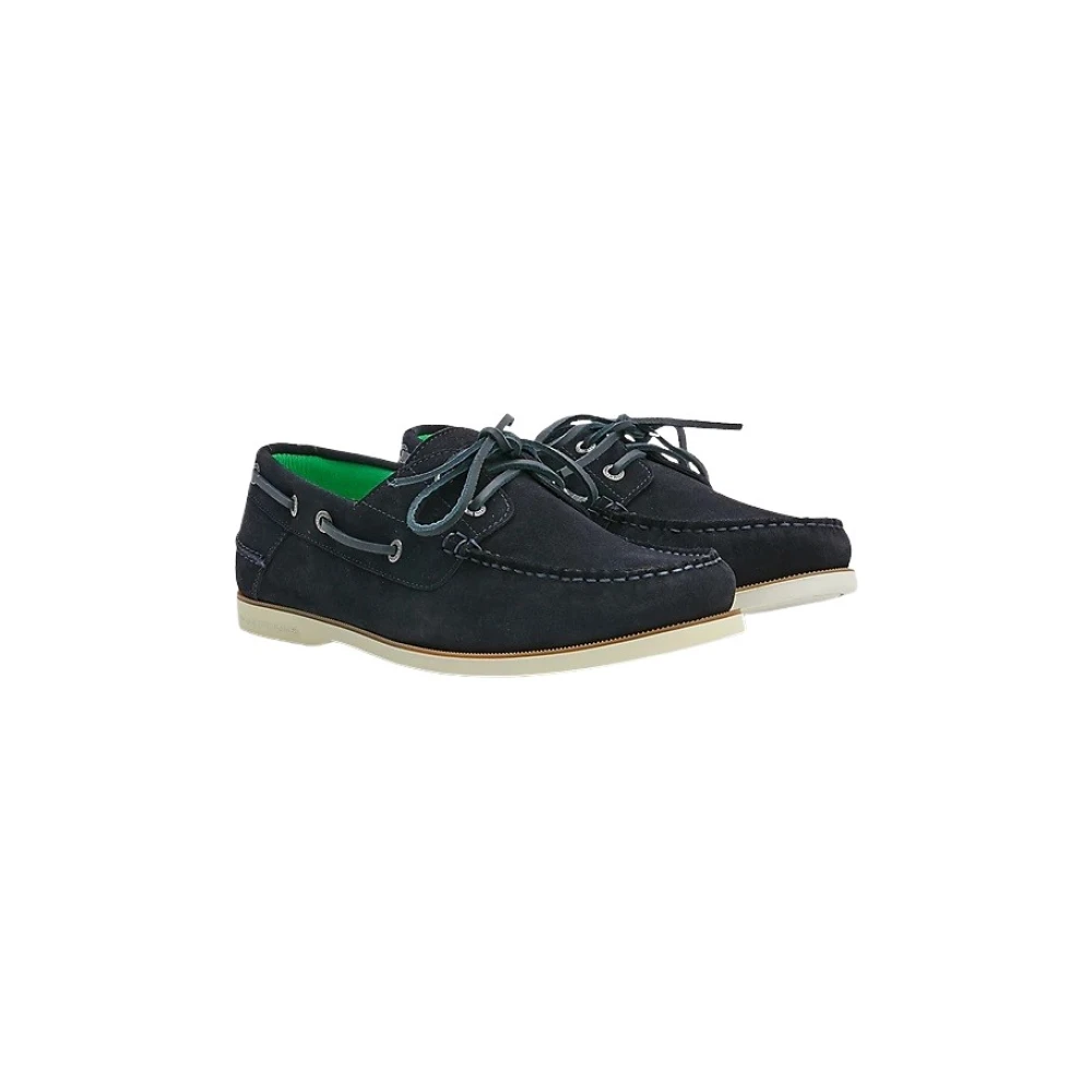Tommy Hilfiger Unisex Blue Loafers, 8 Uk, Boat Shoe Core Suede