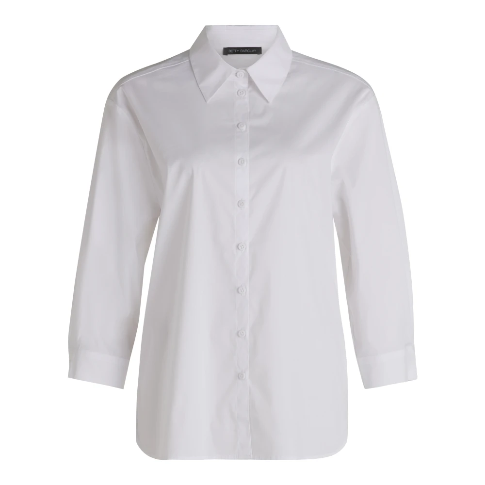 Betty Barclay Casual Blouse met Kraag White Dames