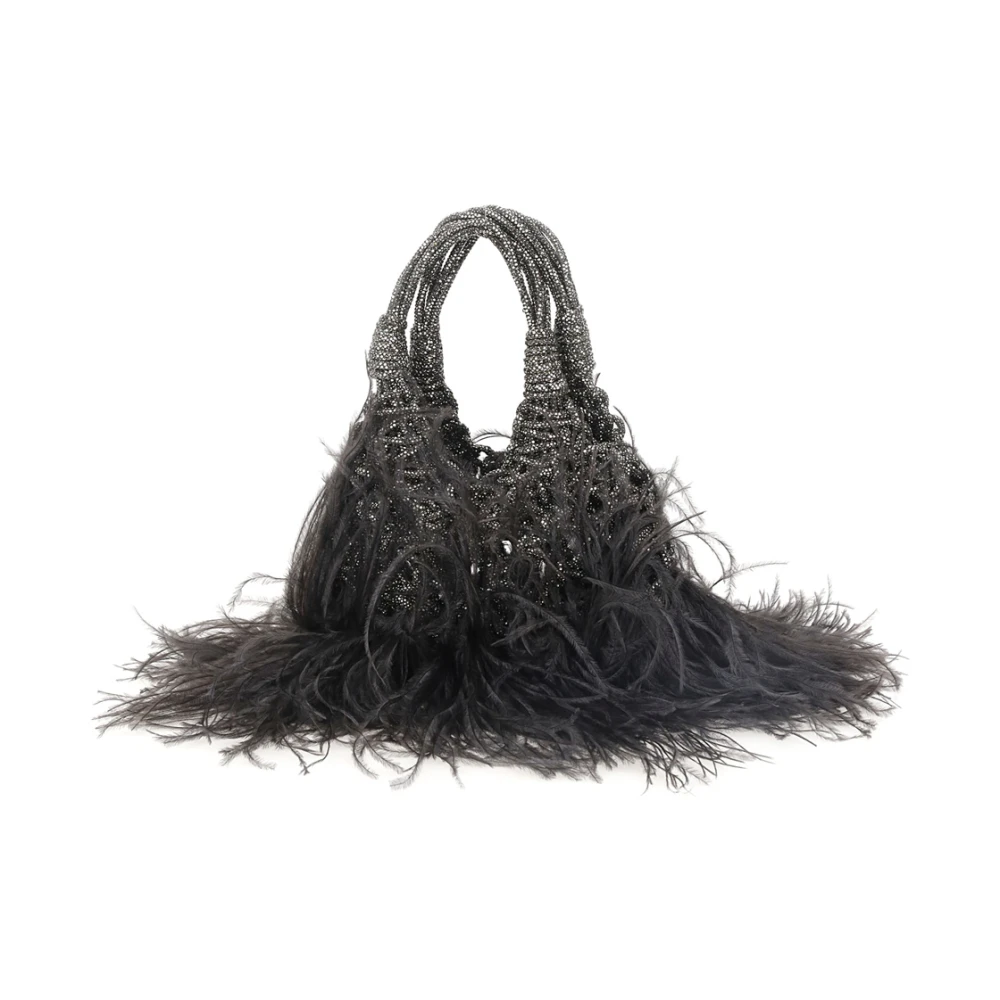 Hibourama Mini Plumes Stijlvolle Collectie Black Dames