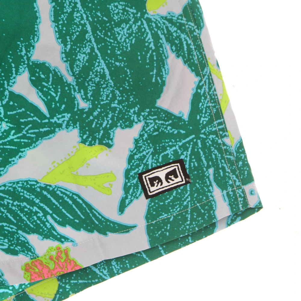 Obey Relaxed Buds Shorts Grijs Multi Multicolor Heren