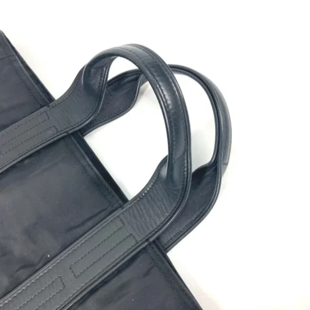 Hermès Vintage Pre-owned Fabric shoulder-bags Black Dames