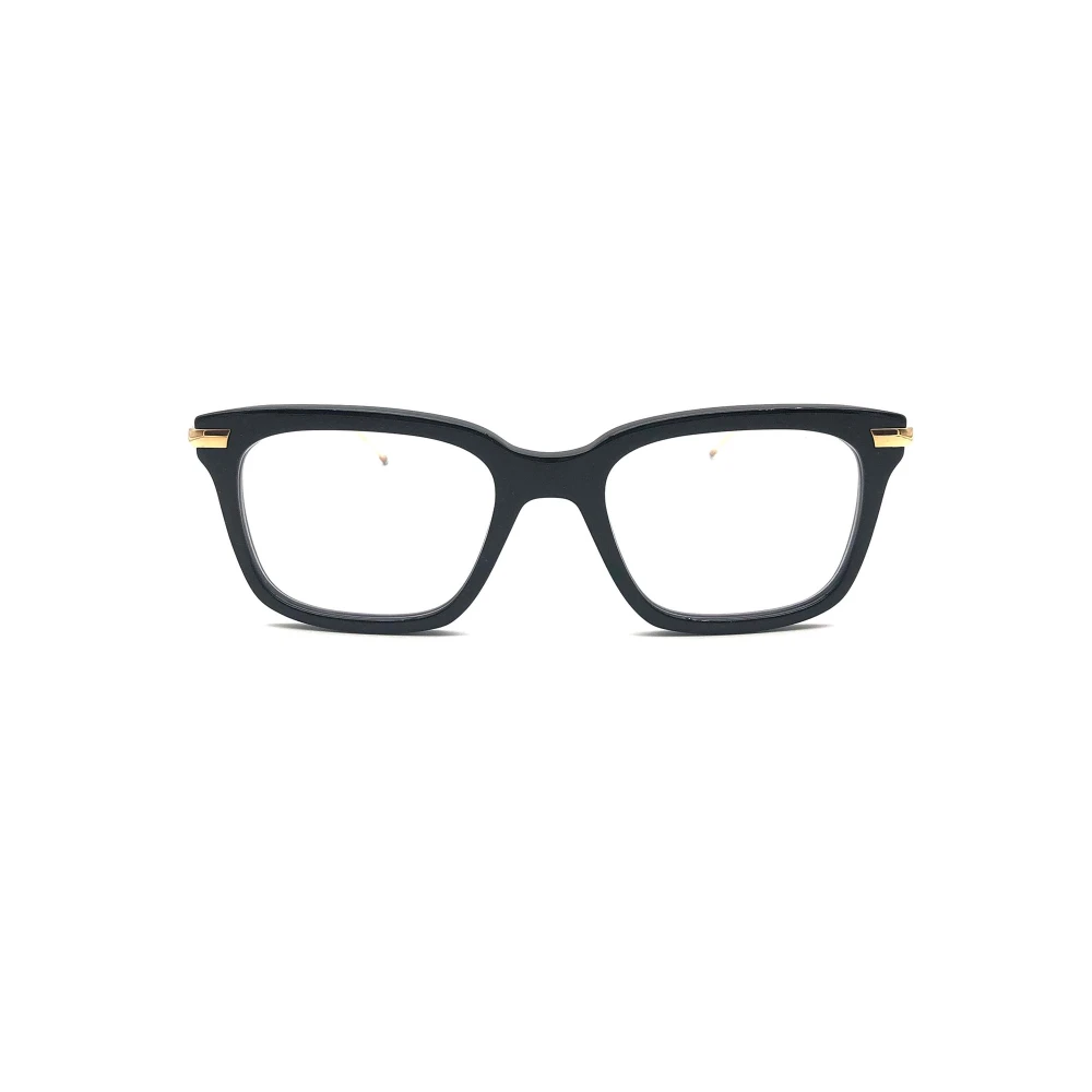 Thom Browne Stijlvol Zwart Leren Portemonnee Brown Unisex