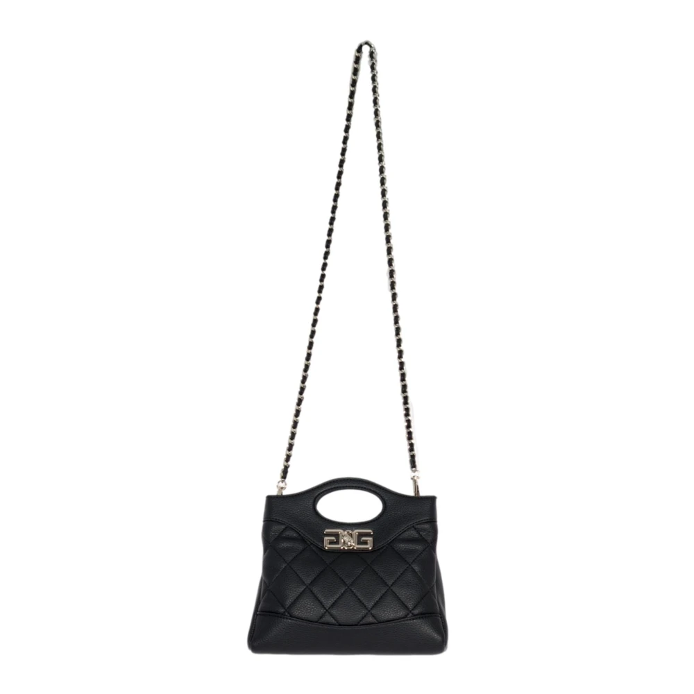Gaëlle Paris Mini Gewatteerde Shopper Tas in Zwart Black Dames