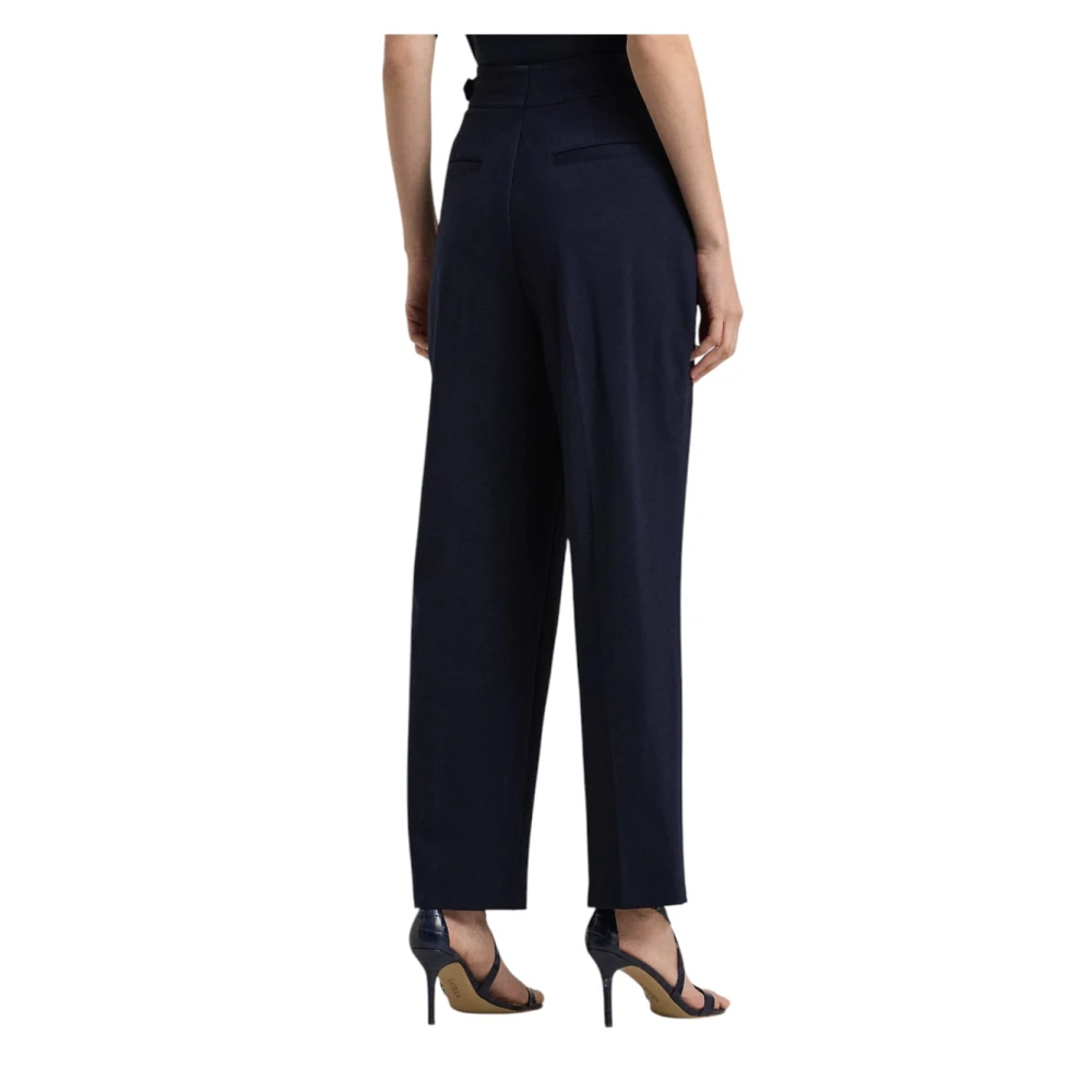 Ralph Lauren Rechte Broek Blue Dames