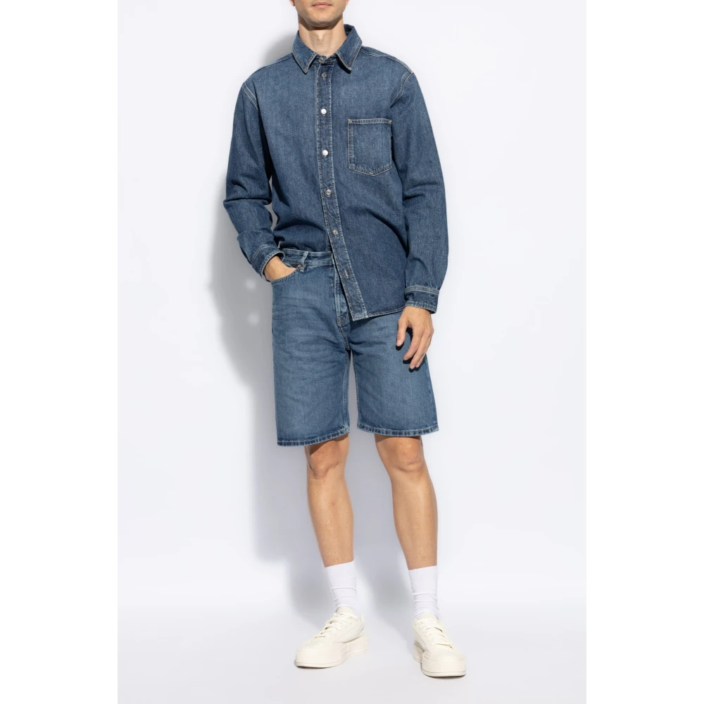 Samsøe Jeans shorts `Saeddie` Blue Heren