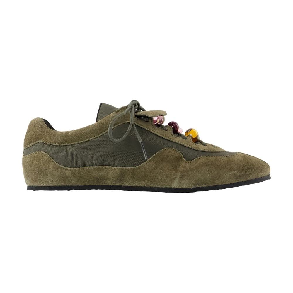 Cecilie Bahnsen Women's Green Blaise Sneaker