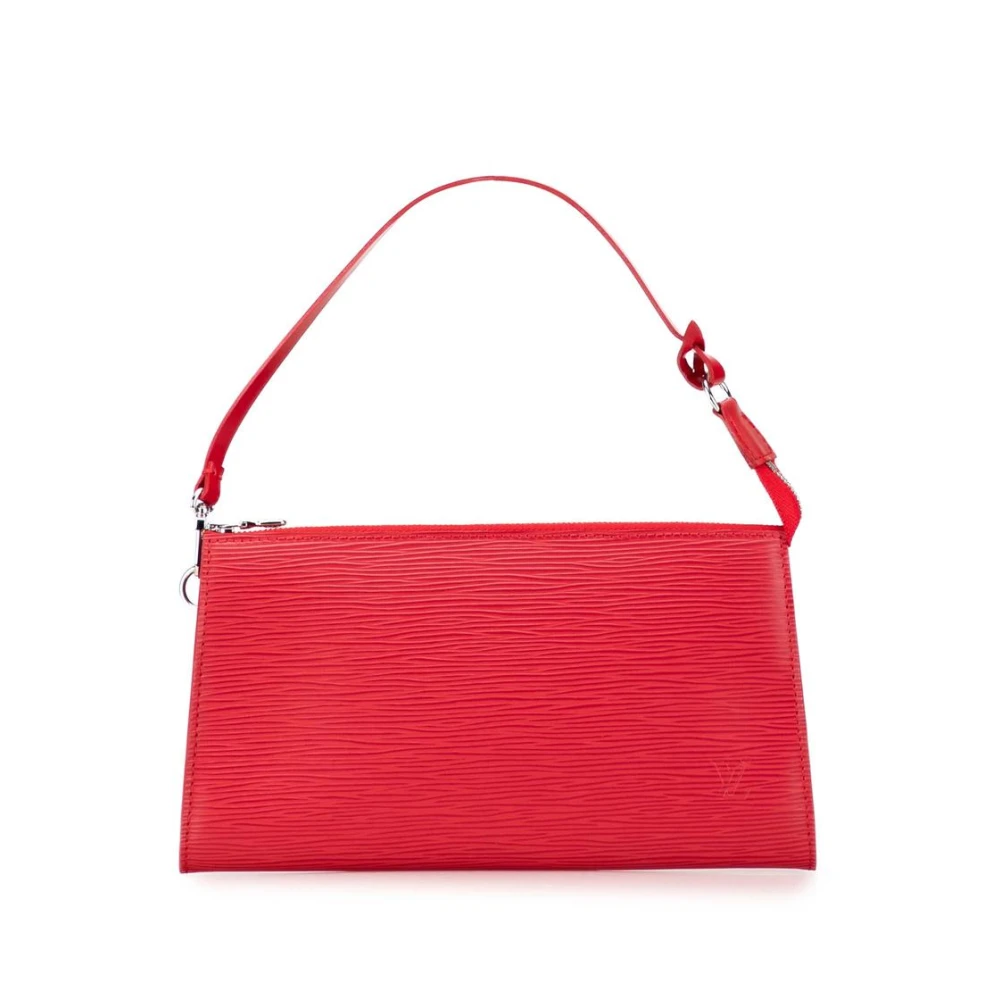 Louis Vuitton Vintage Women's Red Pre-Owned Elegant Clutch Bag