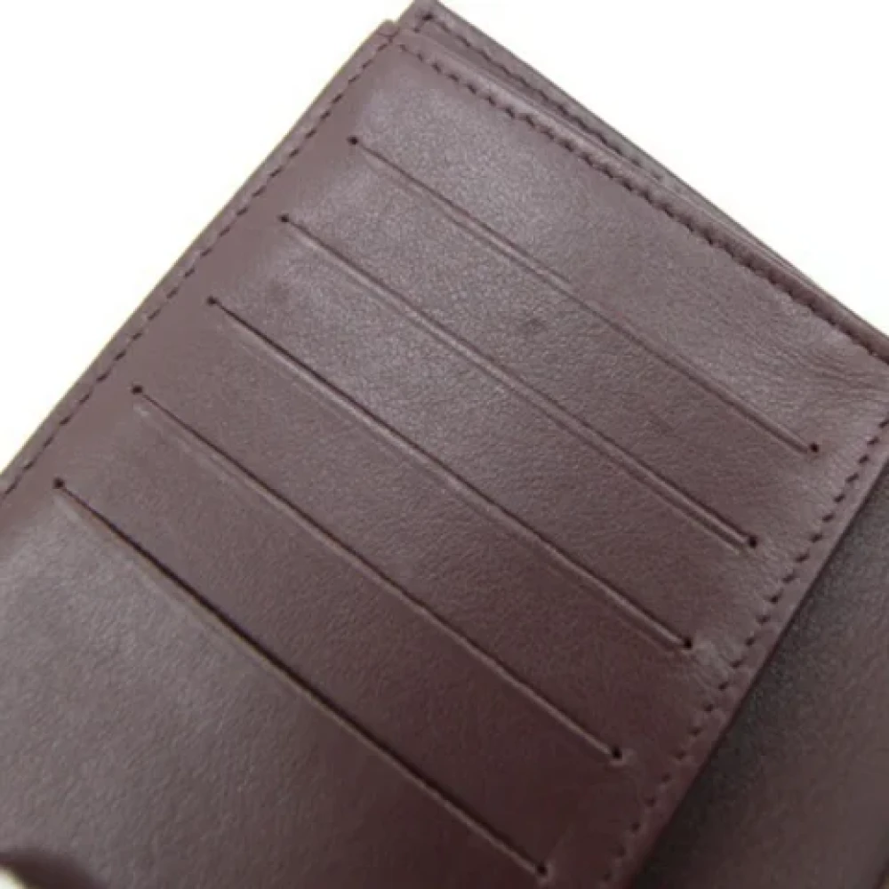 Chanel Vintage Pre-owned Leather wallets Black Dames